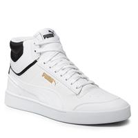 Puma Shuffle Mid 380748 01 White/White/Black/Gold