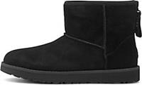 Ugg , Winterboot W Classic Mini Logo Zip in schwarz, Boots für Damen