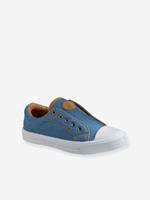 VERTBAUDET Elastische stoffen sneakers baby jongen denim