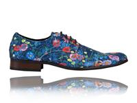 Lureaux Blue Gloriosa -  - Handgemaakte Nette Schoenen Voor Heren