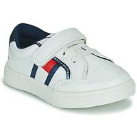 TOMMY HILFIGER jongens sneaker wit WIT 25