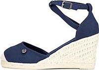 Esprit , Keilsandalette Java in blau, Sandalen für Damen