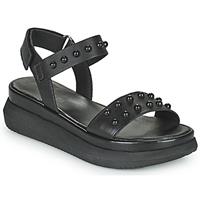 MJUS, Nietensandale in schwarz, Sandalen für Damen