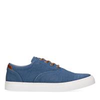 Sacha Blauwe canvas sneakers  - blauw