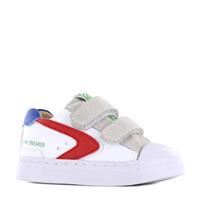 Shoesme SH22S015-D leren sneakers wit/multi