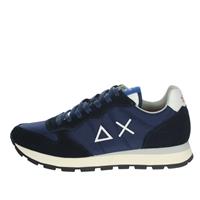 SUN68 chaussures de tennis Homme bleu Camoscio/nylon