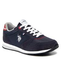 u.s. polo assn chaussures de tennis Homme bleu Camoscio/nylon