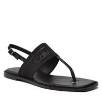 Calvin Klein Squared Flat Tp Sandal He HW0HW00818 Ck Black BAX
