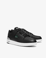Lacoste Herren-Sneakers COURT CAGE aus Leder - Black & Dark Grey 