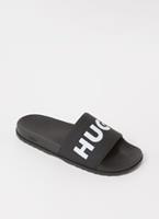 HUGO Slippers met labeldetails, model 'MATCH'