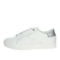 CALVIN KLEIN JEANS chaussures de tennis Femme blanc Pelle Sintetico