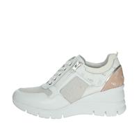 NERO GIARDINI chaussures de tennis Femme blanc Pelle/nylon