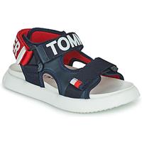 tommyhilfiger TOMMY HILFIGER Velcro Sandal T3B2-32257-0208 S Blue 800