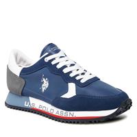 u.s. polo assn chaussures de tennis Homme bleu Camoscio/nylon