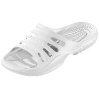 Beco Bad/sauna slippers met voetbed Wit