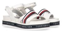 Tommy Hilfiger Â»PLATFORM VELCRO SANDALÂ« Riemchensandale mit bedurcktem Logoband