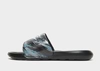 Nike Victori One Slipper met print voor heren - Black/Off-Noir/Dark Smoke Grey/Pure Platinum - Heren