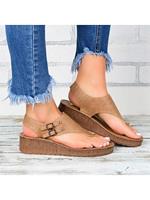 BERRYLOOK Fashion Cutout Flat Sandals