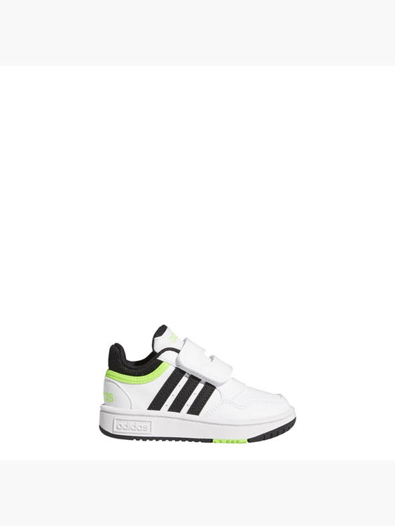 Adidas hoops 3.0 cf sneakers wit/groen kinderen kinderen