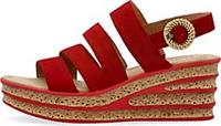 Gabor , Keilsandalette in rot, Sandalen für Damen