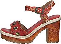 Laura vita , Sandalen in rot, Sandalen für Damen