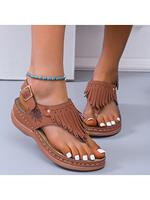 BERRYLOOK Summer Fashion Wedge Beach Sandals