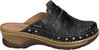 Josef Seibel , Clog Catalonia 63, Schwarz in schwarz, Sandalen für Damen