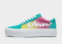 Vans Old Skool Platform Dames, Green