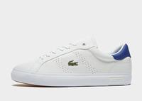 Lacoste Herren-Sneakers POWERCOURT 2.0 aus Leder - White & Blue 