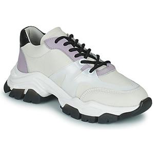 Sneakers BRONX - 66431-AT Off White/Cool Lilac/Black Nappa/Translucent Vinyl 3660