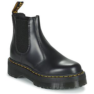 Dr.MartensHigh-TopSchuhe2976PLATFORMCHELSEABOOTSBLACKPOLISHEDSMOOTH–