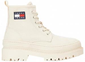 Tommy Jeans Schnürboots TOMMY JEANS FOXING BOOT, mit Flag-Aufnäher