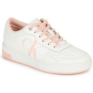 calvinkleinjeans Sneakers CALVIN KLEIN JEANS - Cupsole Laceup Basket Low Lth YW0YW00692 White/Pink Blush 0K6