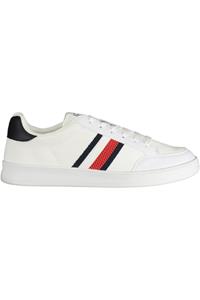 Tommy Hilfiger Men's Faux Leather and Mesh Trainers - UK 10.5