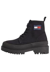 tommyjeans Trapperschuhe TOMMY JEANS - Foxing Boot EN0EN01903 Black BDS