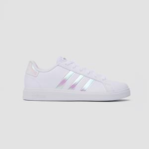 Adidas grand court lifestyle lace sneakers wit kinderen kinderen