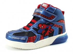 Stoute-schoenen.nl Geox Spiderman Hoog Blauw GEO18