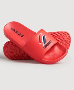 Superdry Mannen Core Badslippers Rood Grootte: XL