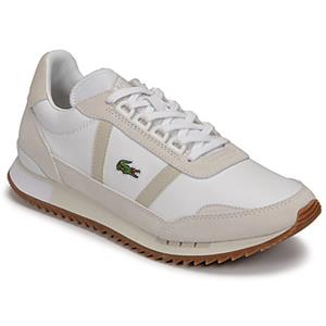 Lacoste Damen-Sneakers PARTNER RETRO aus Leder und Veloursleder - White & Off White 