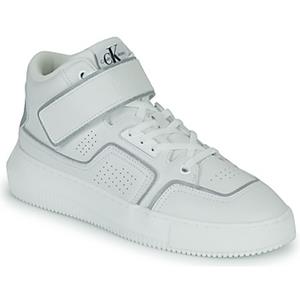 calvinkleinjeans Sneakers CALVIN KLEIN JEANS - Chunky Cupsole Laceup Mid M YW0YW00811 White/Silver 0LC