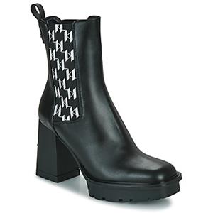 Karl Lagerfeld Enkellaarzen  VOYAGE VI Monogram Gore Boot