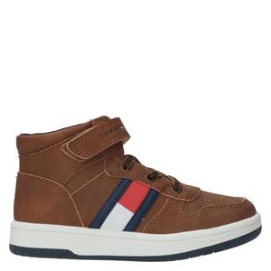 Tommy Hilfiger Cognac Hoge Sneakers