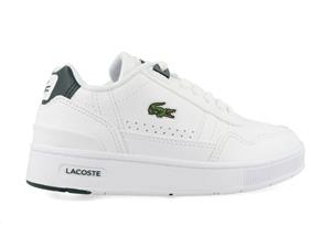Lacoste Kinder-Sneakers T-CLIP aus Synthetik - White & Dark Green 
