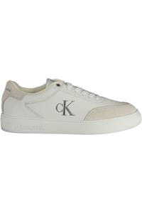 calvinkleinjeans Sneakers Calvin Klein Jeans - Casual Cupsole Laceup Low Mono YM0YM00496 Triple White 0K8