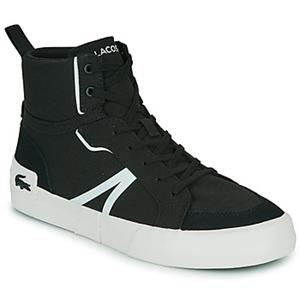Lacoste Herren-Sneakers L004 aus Canvas - Black & White 