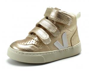 Stoute-schoenen.nl Veja Small V-10 Mid Goud VEJ17