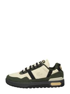 Lacoste Herren Outdoor-Schuhe T-CLIP WINTER aus Textil und Leder - Off White & Dark Green 