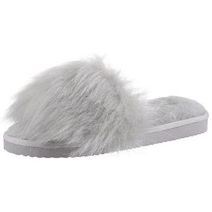 Flip Flop Pantolette "HAIRY*POOL", in flauschiger Optik