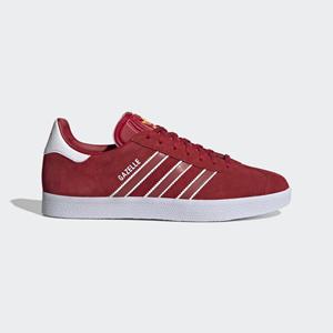 adidasoriginals adidas Originals Sneaker Gazelle - Rot/Weiß/Gold