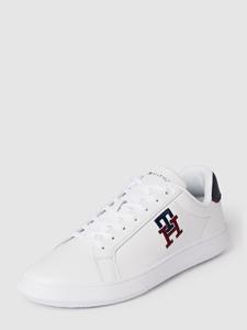 tommyhilfiger Sneakers TOMMY HILFIGER - Cupsole Leather Monogram FM0FM04276 White YBR